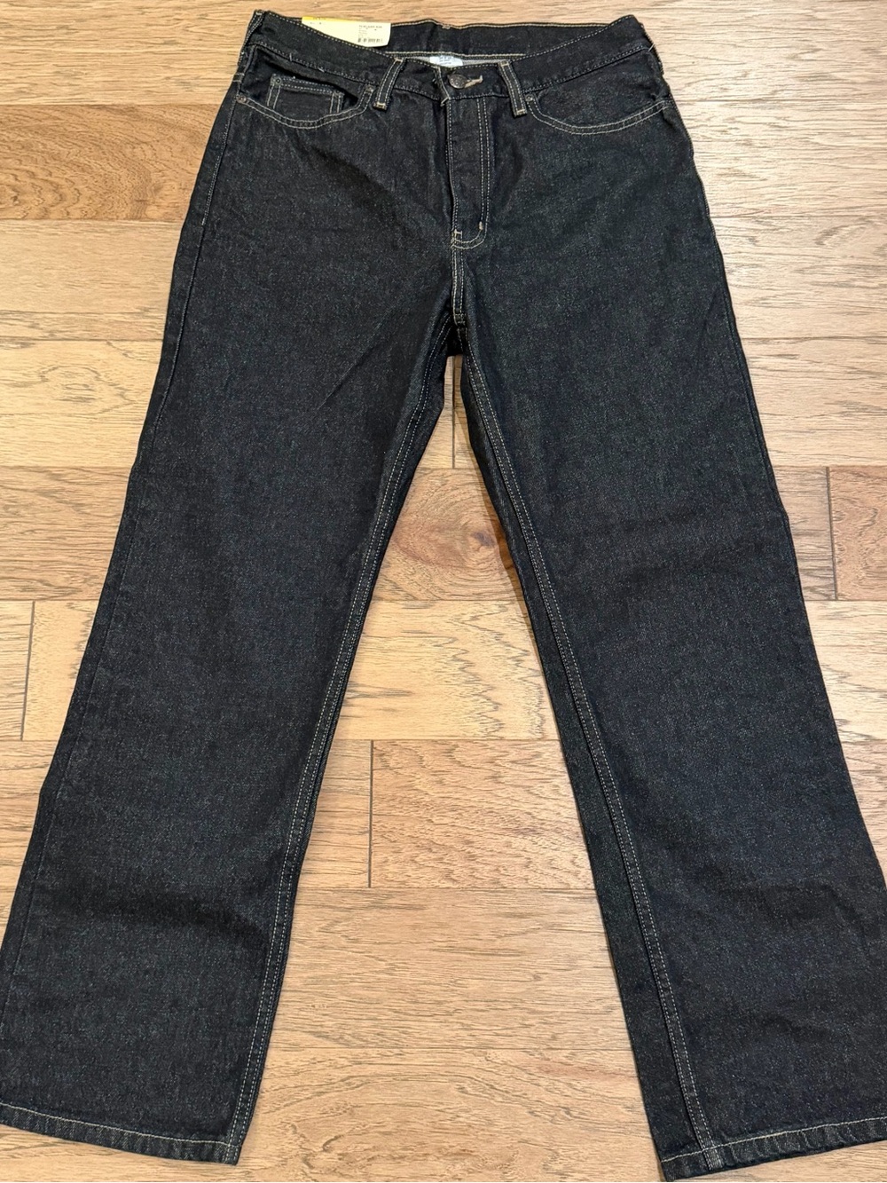 NWT Faded Glory Straight Leg Relaxed Dark Wash Jean Denim Men's Size 30x30